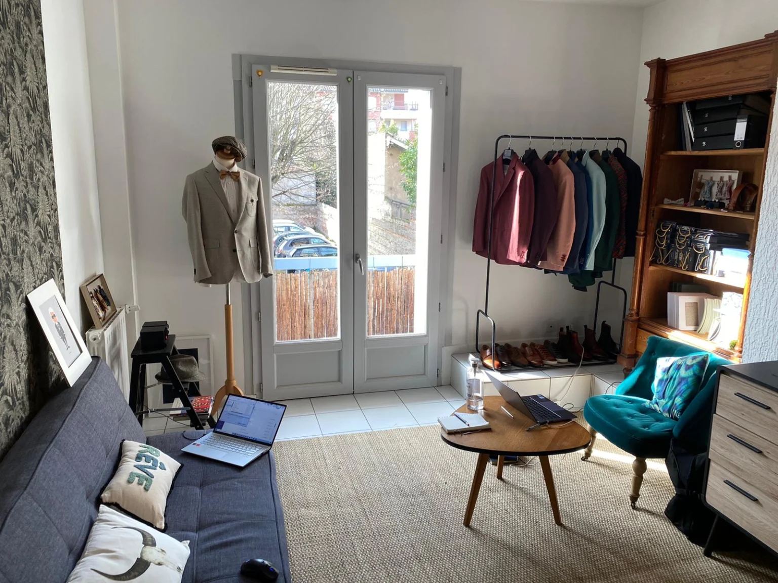 Le salon d'essayage